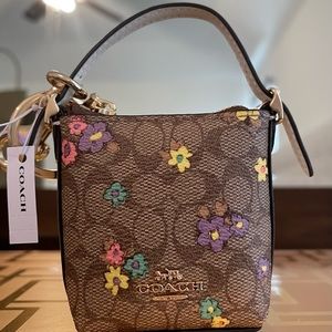 NWT Coach keychain